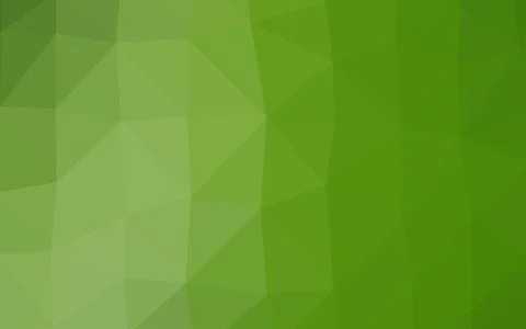 Light Green vector triangle mosaic template. Illustrazione stock