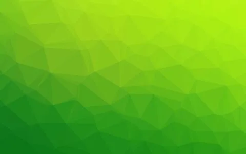 Light Green vector triangle mosaic template. Illustrazione stock
