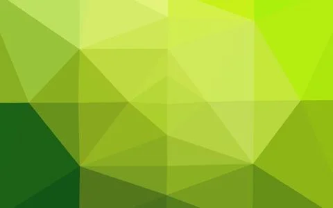 Light Green vector triangle mosaic texture. Stock Illustration