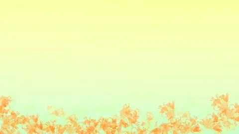 Light green yellow place for text with orange lily Stock Illustration