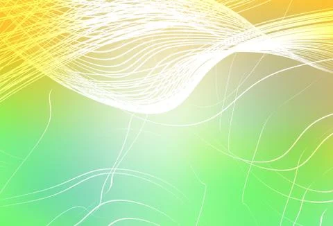 Light Green, Yellow vector abstract bright texture. Stock Illustration