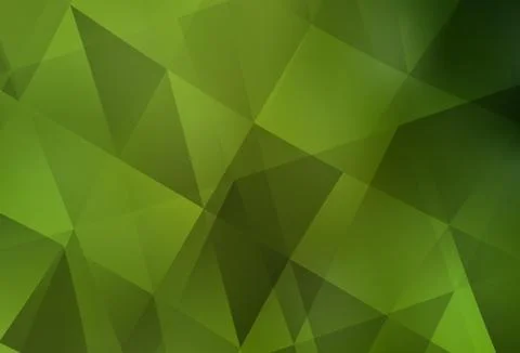 Light Green, Yellow vector abstract mosaic pattern. イラスト素材