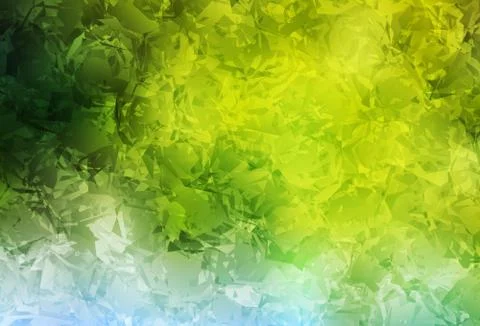 Light Green, Yellow vector abstract pattern with roses, flowers. Stock Illustration