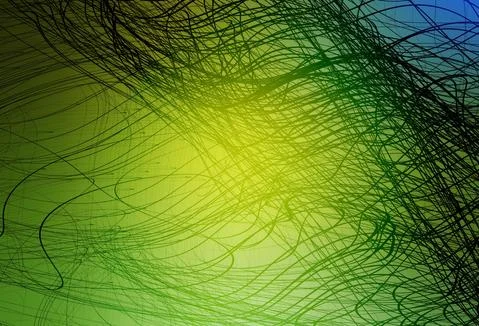 Light Green, Yellow vector abstract bright pattern. 스톡 일러스트