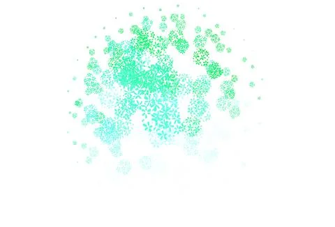 Light Green, Yellow vector abstract pattern with leaves. Illustrazione stock