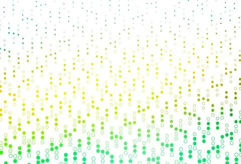 Light Green, Yellow vector backdrop with dots. 스톡 일러스트