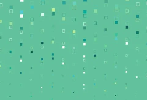 Light Green, Yellow vector backdrop with lines, rectangles. 스톡 일러스트