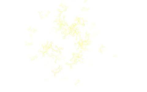 Light Green, Yellow vector backdrop with artificial intelligence data. Stock Illustration