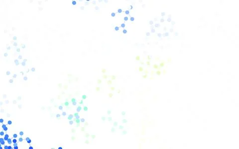 Light Green, Yellow vector backdrop with artificial intelligence data. Stock Illustration