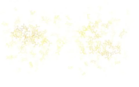 Light Green, Yellow vector backdrop with artificial intelligence data. Stock Illustration