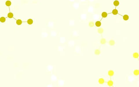 Light Green, Yellow vector backdrop with artificial intelligence data. イラスト素材