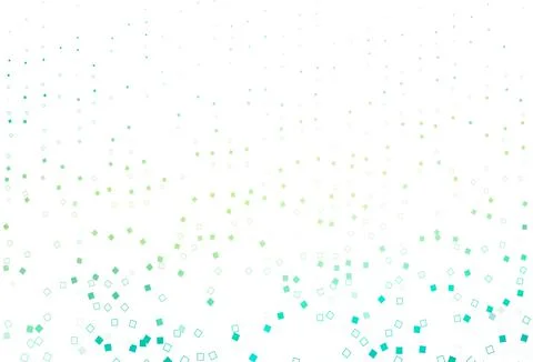 Light Green, Yellow vector backdrop with lines, rectangles. Stock Illustration