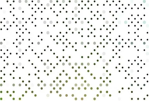 Light Green, Yellow vector background with bubbles. Illustrazione stock