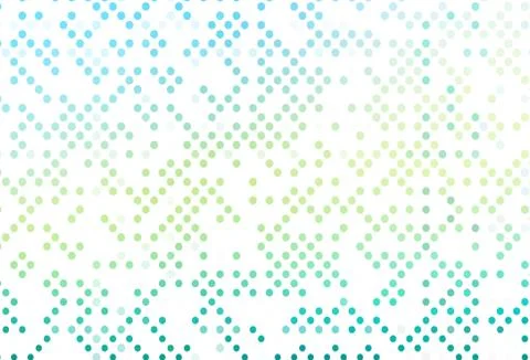 Light Green, Yellow vector background with bubbles. 스톡 일러스트