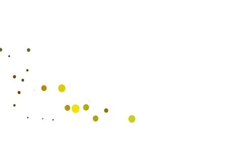 Light Green, Yellow vector background with bubbles. Illustrazione stock