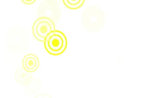 Light Green, Yellow vector background with bubbles. 스톡 일러스트