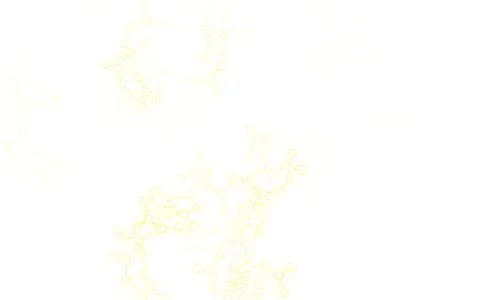 Light Green, Yellow vector background with forms of artificial intelligence. Stock Illustration