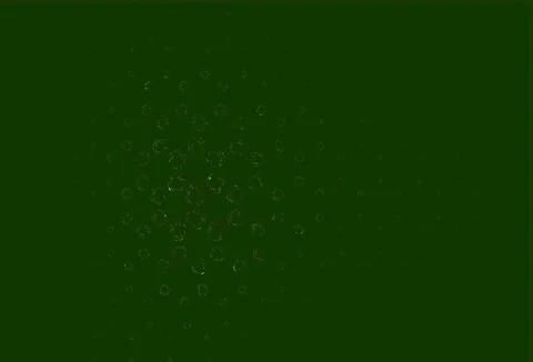 Light green, yellow vector background with bubbles. Stock Illustration