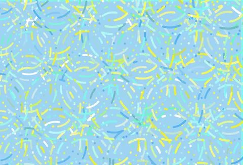 Light green, yellow vector background with bubbles. 스톡 일러스트