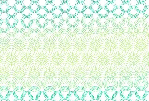 Light green, yellow vector background with bubbles. Stock Illustration