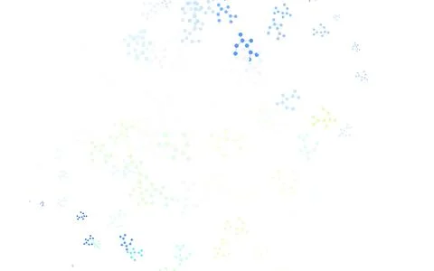 Light Green, Yellow vector background with forms of artificial intelligence. Ilustración de archivo