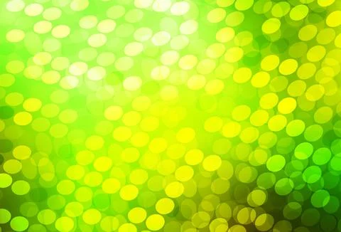 Light Green, Yellow vector background with spots. Stock Illustration