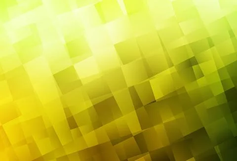 Light Green, Yellow vector background with rectangles. Stock Illustration