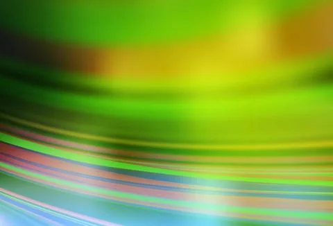 Light Green, Yellow vector blurred shine abstract template. Stock Illustration