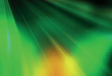 Light Green, Yellow vector blurred shine abstract template. Stock Illustration