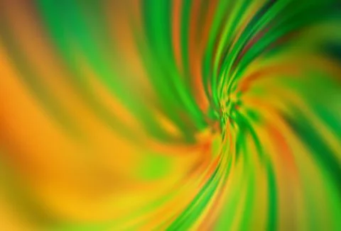 Light Green, Yellow vector blurred bright template. Illustrazione stock
