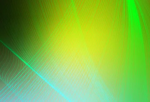 Light Green, Yellow vector blurred shine abstract background. Stock Illustration