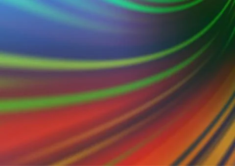 Light Green, Yellow vector blurred shine abstract pattern. 스톡 일러스트