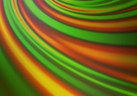 Light Green, Yellow vector blurred shine abstract pattern. Illustrazione stock