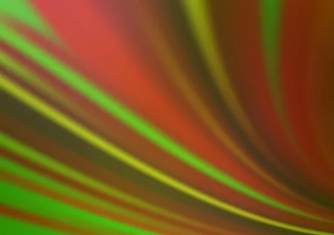 Light Green, Yellow vector blurred shine abstract pattern. Stock Illustration