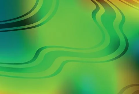 Light Green, Yellow vector blurred shine abstract texture. Stock Illustration