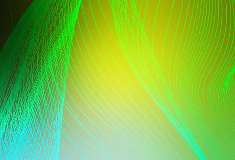Light Green, Yellow vector blurred bright pattern. Illustrazione stock