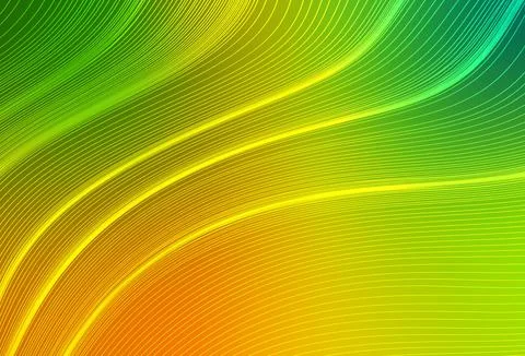 Light Green, Yellow vector blurred and colored pattern. イラスト素材