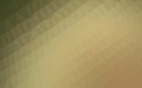 Light Green, Yellow vector blurry triangle pattern. Stock Illustration