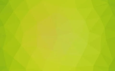 Light Green, Yellow vector blurry triangle pattern. Stock Illustration