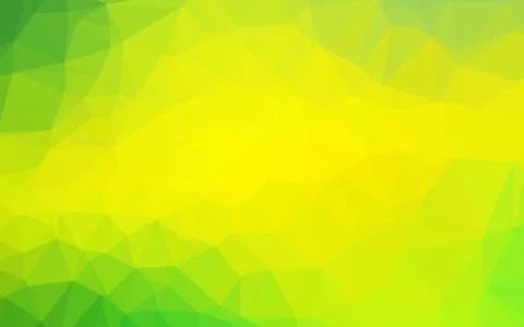 Light Green, Yellow vector blurry triangle pattern. Illustrazione stock