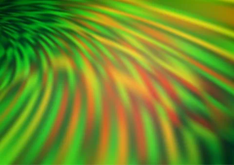 Light Green, Yellow vector bokeh pattern. 库存插图
