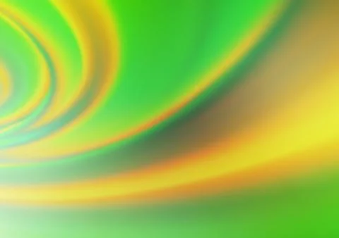 Light Green, Yellow vector bokeh and colorful pattern. イラスト素材