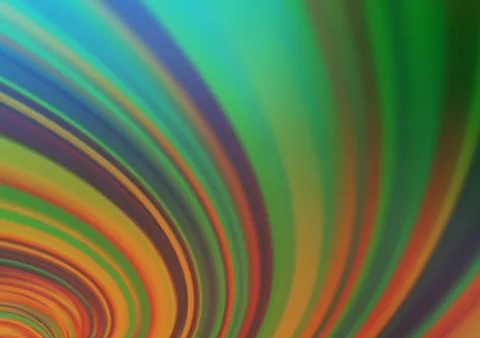 Light Green, Yellow vector bokeh and colorful pattern. Illustrazione stock