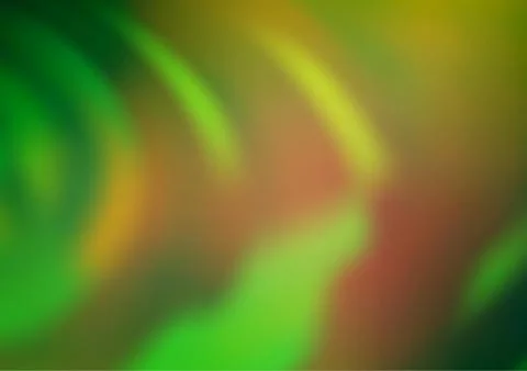 Light Green, Yellow vector bokeh pattern. イラスト素材