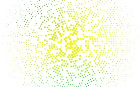 Light Green, Yellow vector cover in polygonal style. Stock Illustration