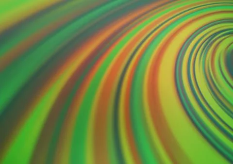 Light Green, Yellow vector glossy bokeh pattern. Stock Illustration