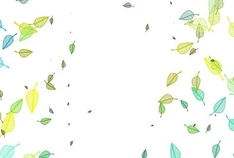 Light Green, Yellow vector hand painted pattern. イラスト素材