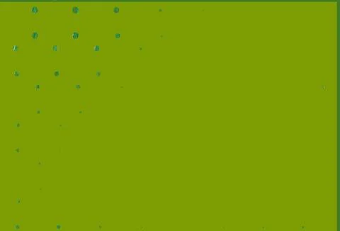 Light green, yellow vector layout with circle shapes. Illustrazione stock