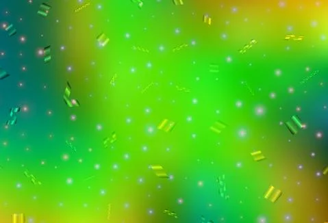 Light Green, Yellow vector layout in New Year style. Stock Illustration