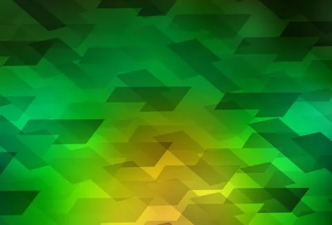 Light Green, Yellow vector layout with lines, rectangles. 스톡 일러스트